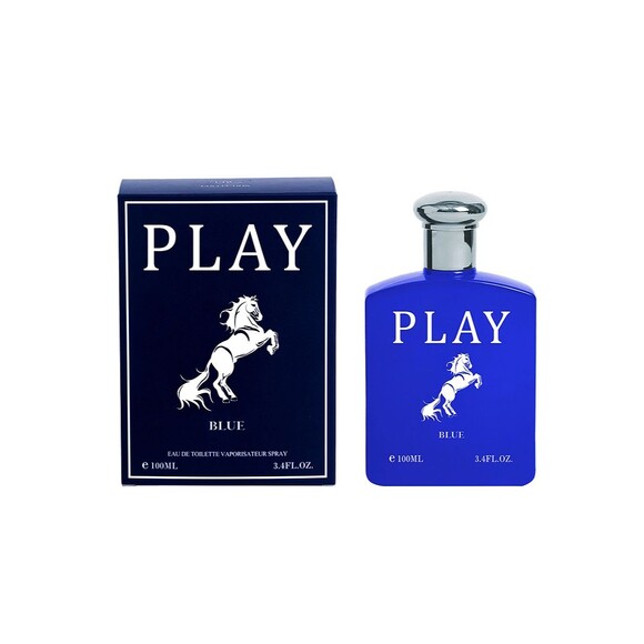 Long Lasting Play Blue For Men (Inspired By Polo Blue) 3.4 OZ/100 ML, Natural Sp - Picture 1 of 1